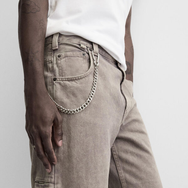 Spring 2025 Men’s Washed Cotton Loose-Fit Straight-Leg Jeans – Effortlessly Stylish & All-Day Comfortable