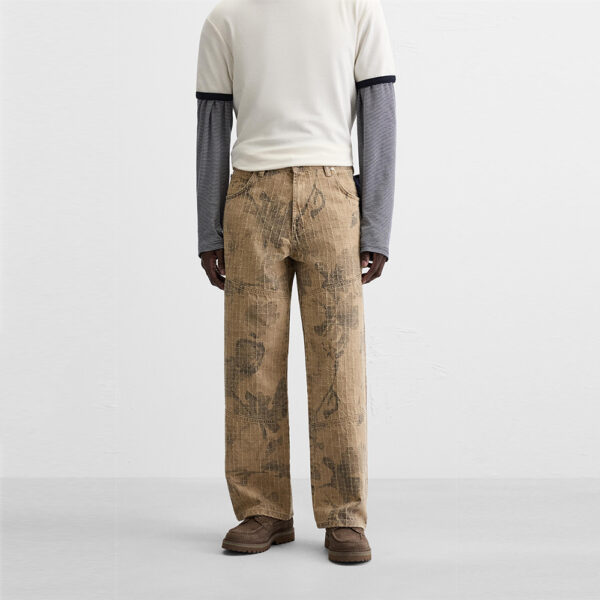 Spring Men’s Cotton Loose Carpenter Pants – Rugged Utility Meets Laid-Back Street Style