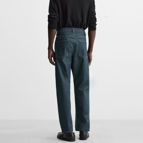 Spring Men’s Slim-Fit Washed Cotton Denim Casual Pants – Tailored Comfort for Modern Living