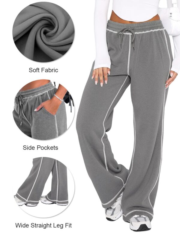 Track Pants Women Sweatpants Soft Jogging Straight Pajama Sweats Wide Leg Sweatpants Women Lounge Pants Joggers