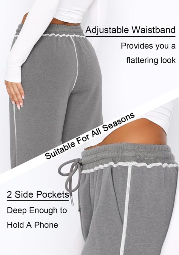 Track Pants Women Sweatpants Soft Jogging Straight Pajama Sweats Wide Leg Sweatpants Women Lounge Pants Joggers