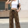 Track Pants Women Sweatpants Soft Jogging Straight Pajama Sweats Wide Leg Sweatpants Women Lounge Pants Joggers