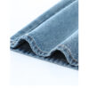 Spring Women’s Vintage Blue Wide-Leg Jeans – High-Street Style with a Draped Fit for Petite Frames