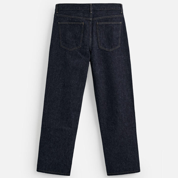 Spring 2025 Men’s Cotton Brushed Straight-Leg Casual Jeans – Simple, Comfortable, and Made for Every Day