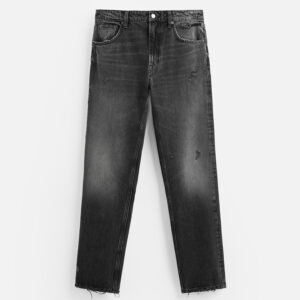 Spring 2025 Men’s Ankle-Length Straight-Leg Jeans – Classic Design with Modern Comfort
