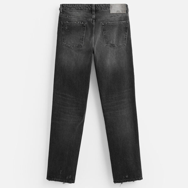Spring 2025 Men’s Ankle-Length Straight-Leg Jeans – Classic Design with Modern Comfort