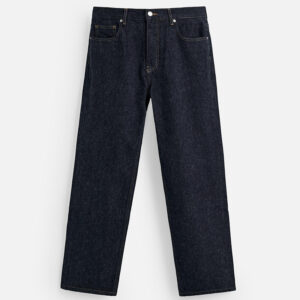 Spring 2025 Men’s Cotton Brushed Straight-Leg Casual Jeans – Simple, Comfortable, and Made for Every Day