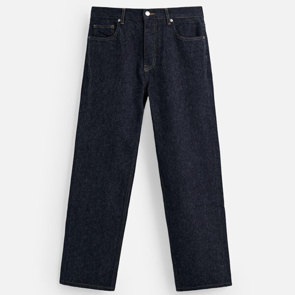 Spring 2025 Men’s Cotton Brushed Straight-Leg Casual Jeans – Simple, Comfortable, and Made for Every Day