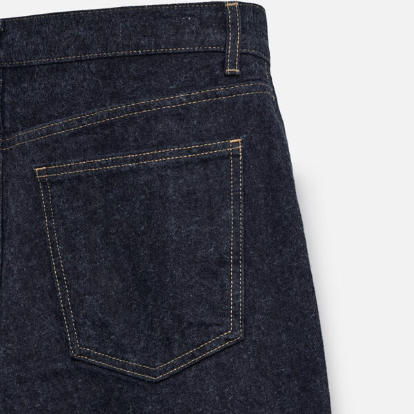 Spring 2025 Men’s Cotton Brushed Straight-Leg Casual Jeans – Simple, Comfortable, and Made for Every Day