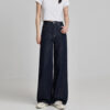 Tencel Wide Leg Jeans — High Waist Relaxed Fit American Style Denim Pants