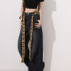 Washed Denim Wide-Leg Pants — High-Waist Slimming American Retro Fit