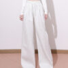 Relaxed Draped Wide-Leg Pants — High Waist & Effortless Comfort