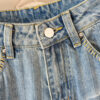 Washed Denim Low-Rise Straight Jeans — Relaxed & Vintage