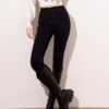Washed Black Slim-Fit Denim Pants — High-Waist Sculpting Look