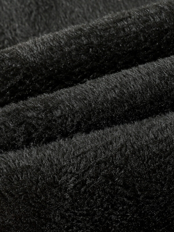 Stretch Washed Black Denim Pants — Slim Fit & Winter Warmth