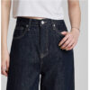 详情-02 Tencel Wide Leg Jeans — High Waist Relaxed Fit American Style Denim Pants