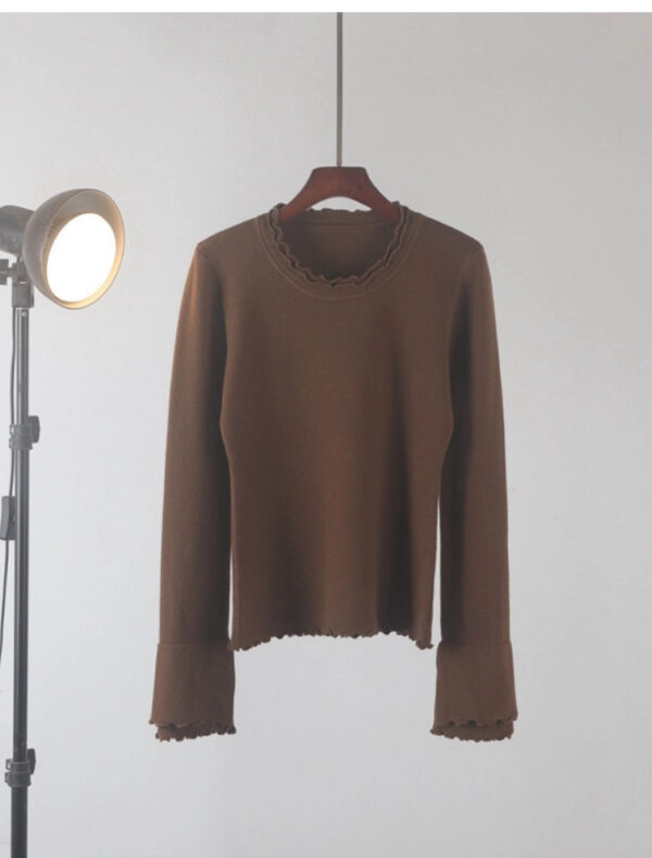 详情-08 Stretch Denim Low-Rise Micro Flare Jeans — Slimming & Durable