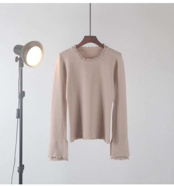 详情-09 Stretch Denim Low-Rise Micro Flare Jeans — Slimming & Durable