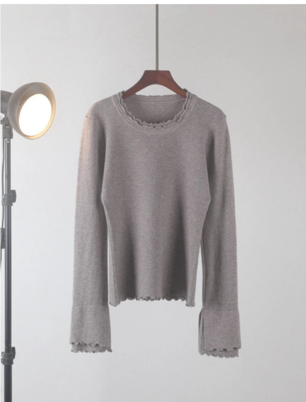 详情-11 Stretch Denim Low-Rise Micro Flare Jeans — Slimming & Durable