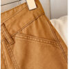 Earth-Tone Washed Low-Waist Flare Denim Pants — Chic Drape & Trend-Driven Silhouette
