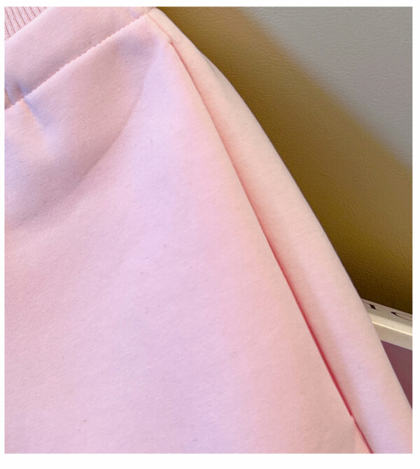 详情-12 Pink High-Waist Wide-Leg Pants — Soft Draped Comfort Fit