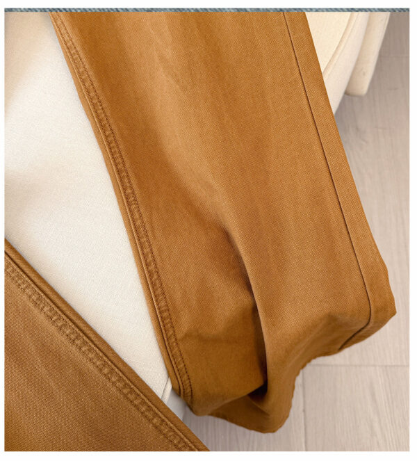 Earth-Tone Washed Low-Waist Flare Denim Pants — Chic Drape & Trend-Driven Silhouette
