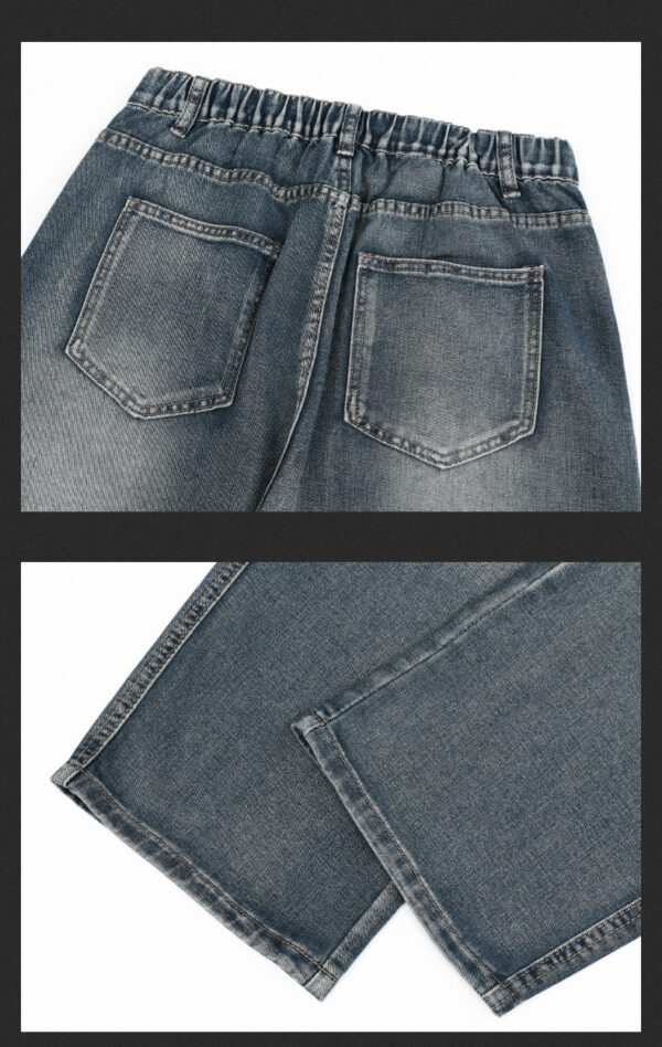 Washed Vintage Denim Fabric — Soft, Durable & Winter-Ready