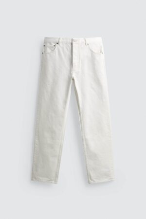 详情-06 American Washed Mid-Rise Straight-Leg Denim Jeans — Clean Fit & Everyday Comfort