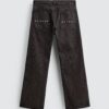 American Waxed Mid-Rise Flared Denim Jeans — Retro Silhouette with Modern Texture