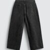 详情-06 Mid-Waist Ripped Workwear Denim Jeans — Relaxed Utility Casual Fit