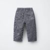 详情-07 Striped Relaxed-Fit Denim Pants — Soft & Comfortable Toddler Casual Wear