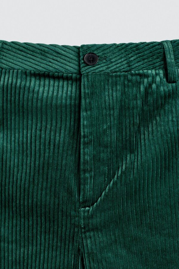 Vintage Washed Loose Straight-Leg Corduroy Pants — Soft Texture & Retro Casual Comfort