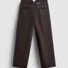 详情-10 Mid-Waist Belted Pleated Denim Pants — Relaxed American Casual Fit