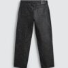 American Waxed Finish Mid-Rise Straight-Leg Casual Jeans for Men