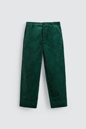 Vintage Washed Loose Straight-Leg Corduroy Pants — Soft Texture & Retro Casual Comfort